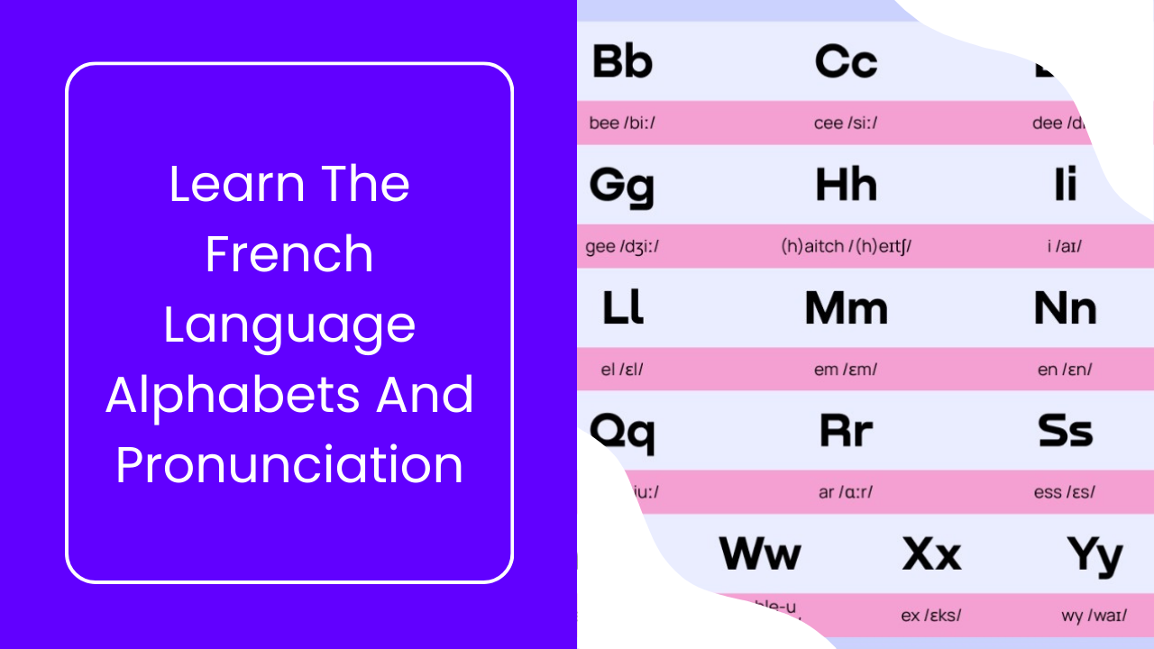 Learn The French Language Alphabets And Pronunciation