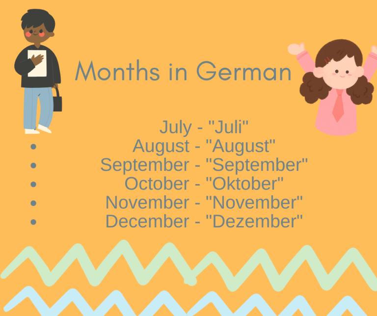How to Say Months in German Auriv Learning